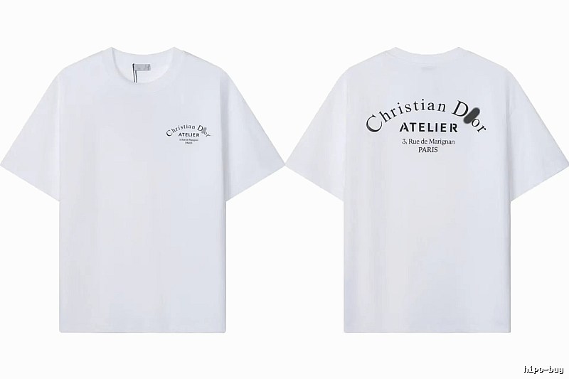 Dior Atelier Minimalist Style White T-Shirt