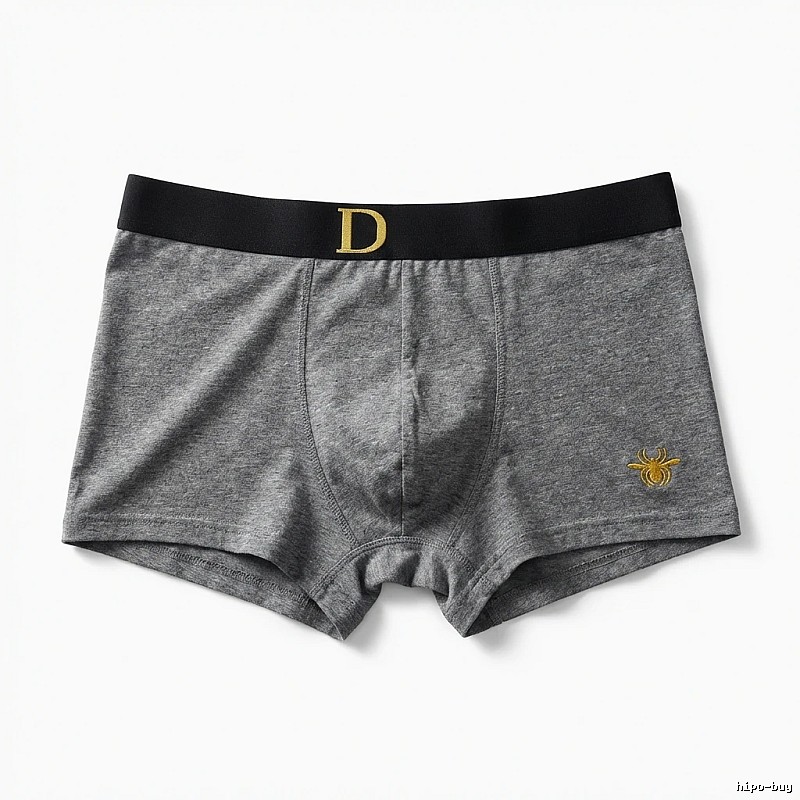 Dior minimalist style grey underwear