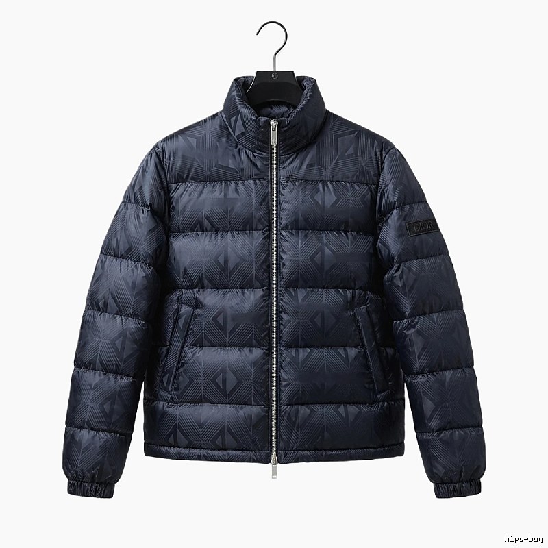 Dior quilted black down jacket