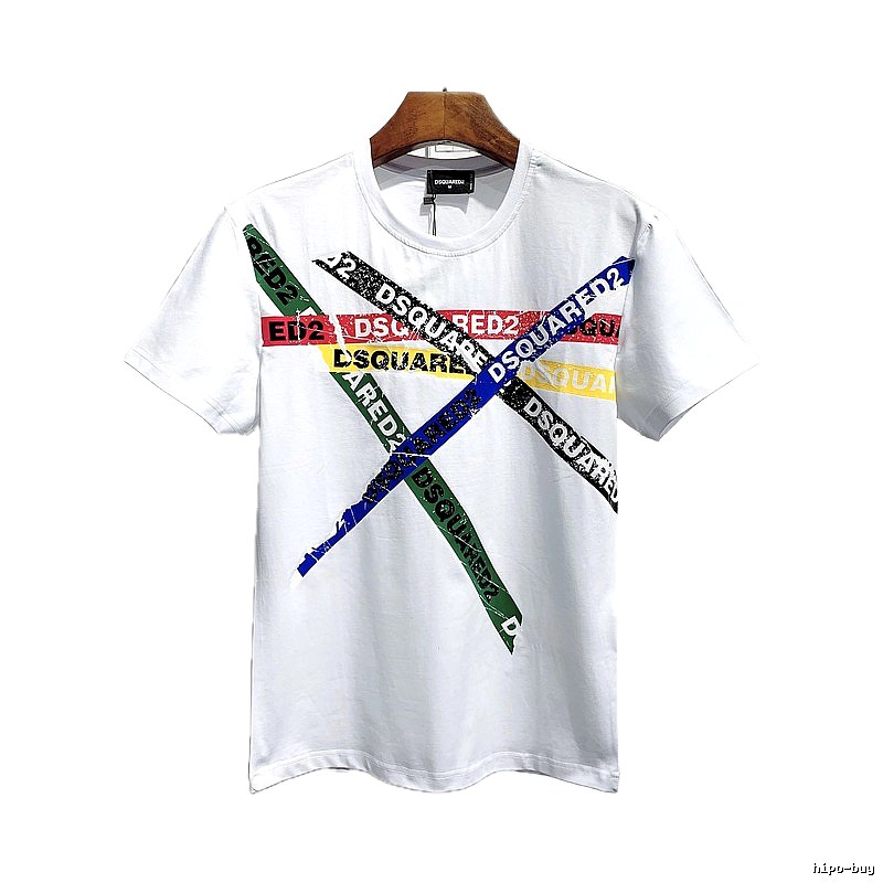 DSQUARED2 Printed Street Style White T-Shirt