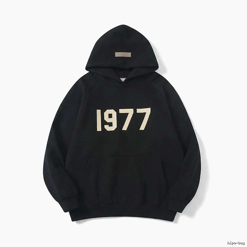 ESSENTIALS 1977 Series Black Sweatshirt