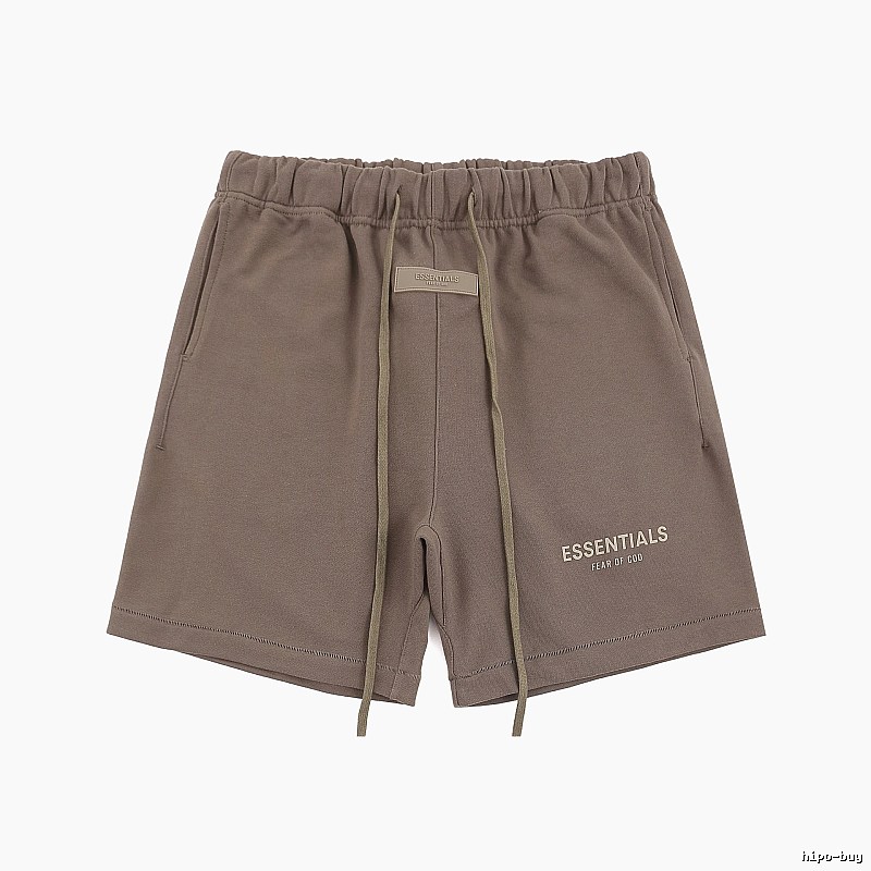 ESSENTIALS Basic Khaki Shorts