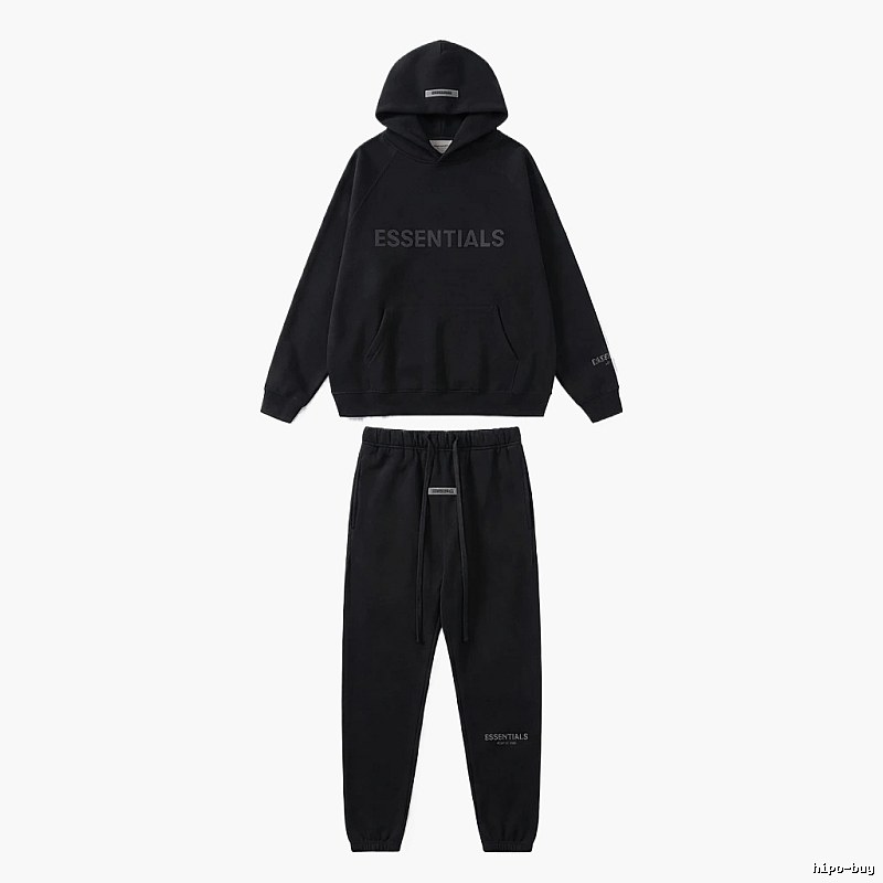 ESSENTIALS casual style black suit