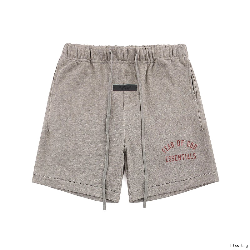 ESSENTIALS casual style grey shorts