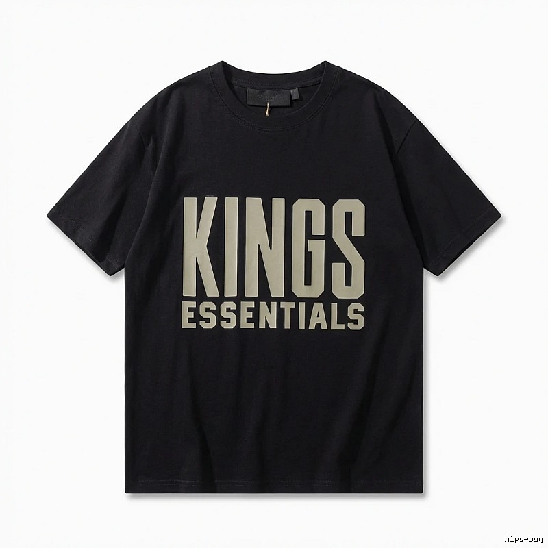 ESSENTIALS KINGS Style Black T - Shirt