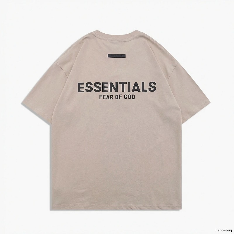 ESSENTIALS minimalist style beige T-shirt