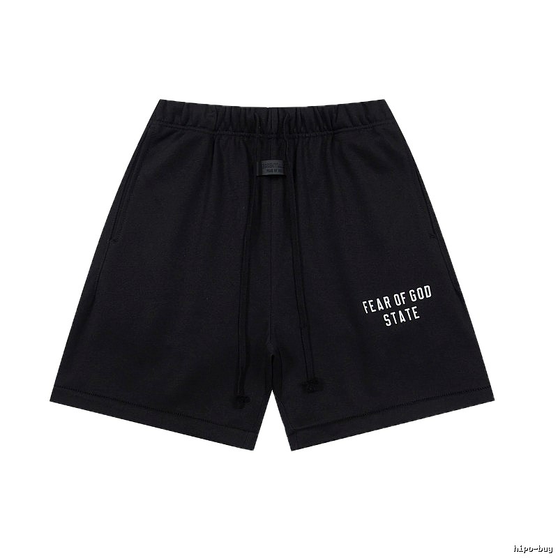 ESSENTIALS minimalist style black shorts