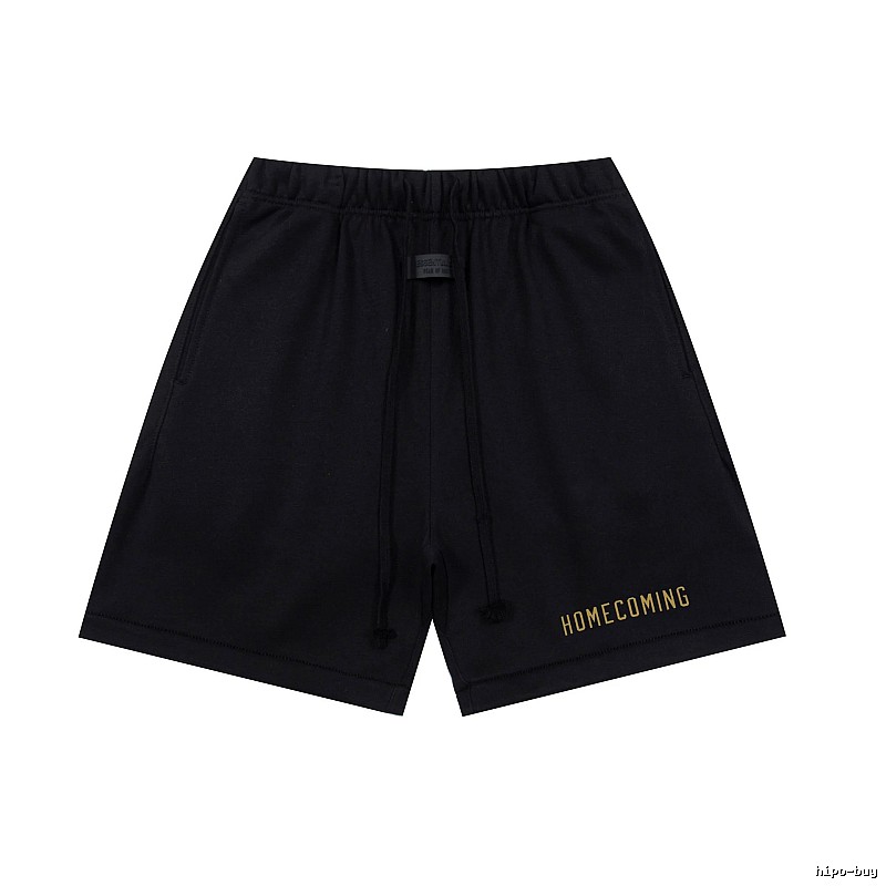 ESSENTIALS minimalist style black shorts