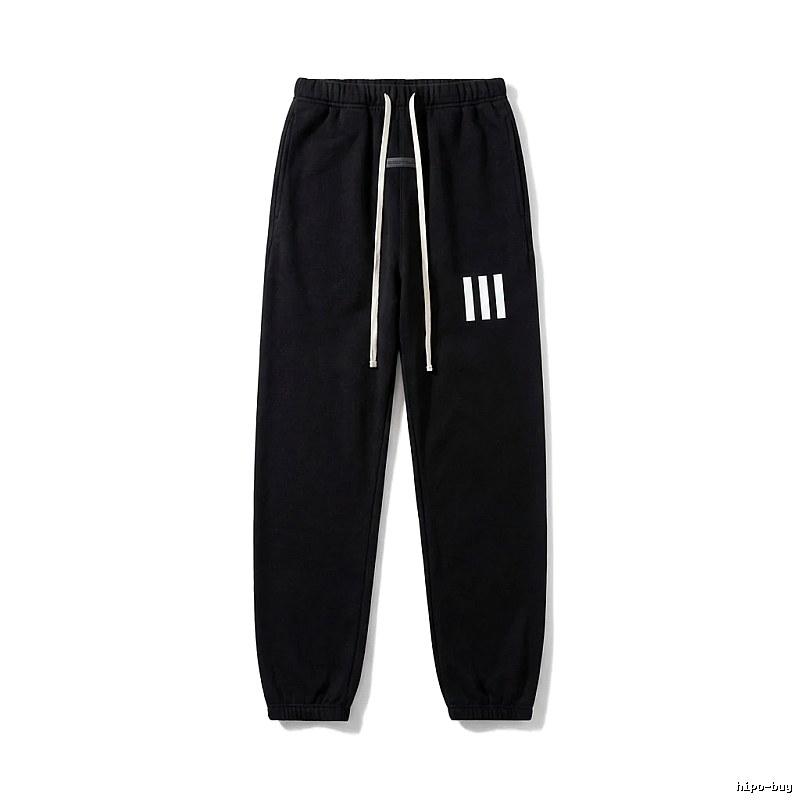 ESSENTIALS minimalist style black sweatpants