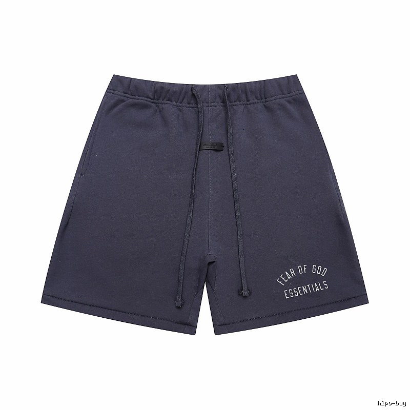 ESSENTIALS minimalist style dark gray shorts