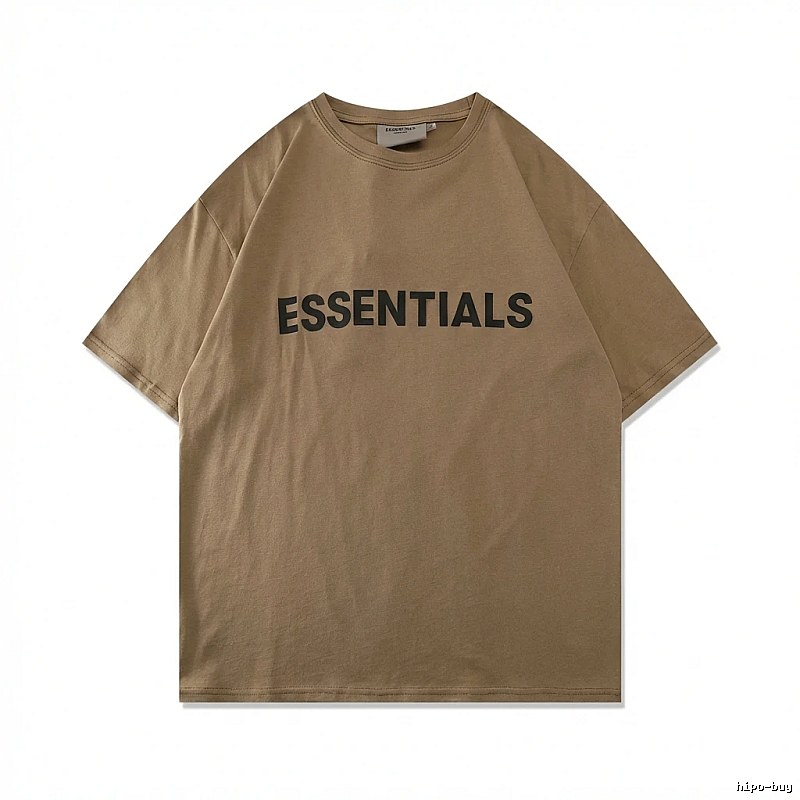 ESSENTIALS Minimalist Style Khaki T-shirt