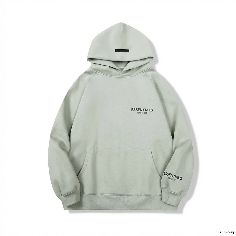 ESSENTIALS minimalist style light gray sweatshirt