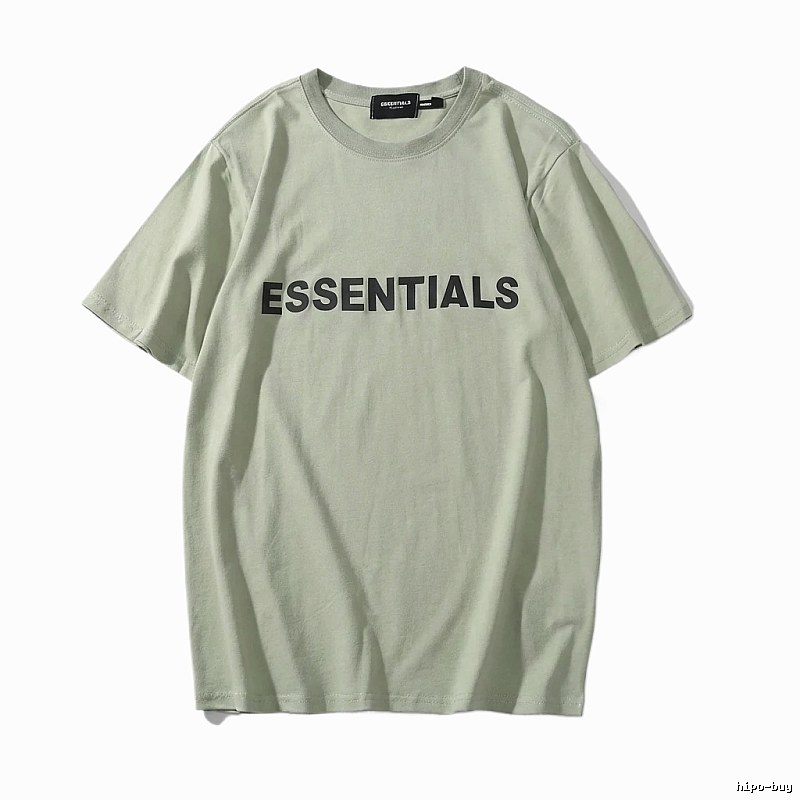 ESSENTIALS minimalist style light green T-shirt
