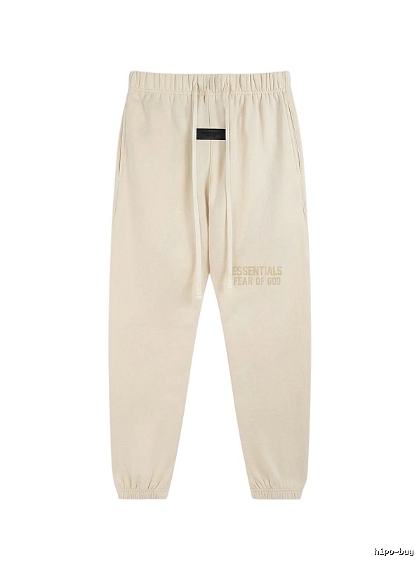 ESSENTIALS minimalist style off-white sweatpants