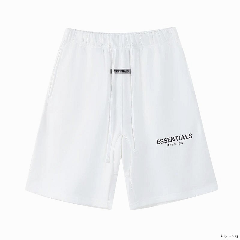 ESSENTIALS minimalist style white shorts