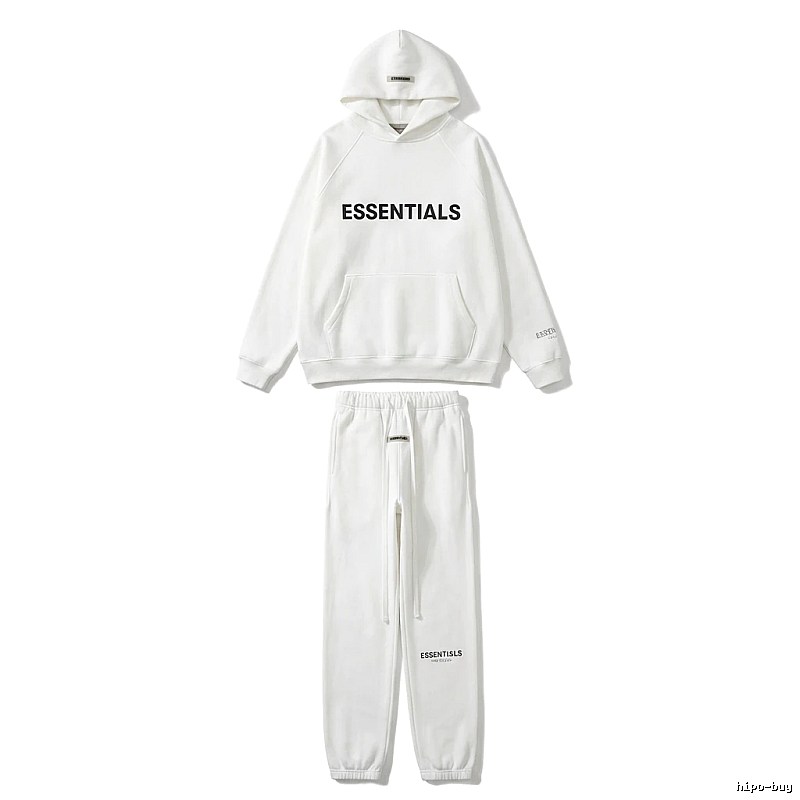 ESSENTIALS minimalist style white suit