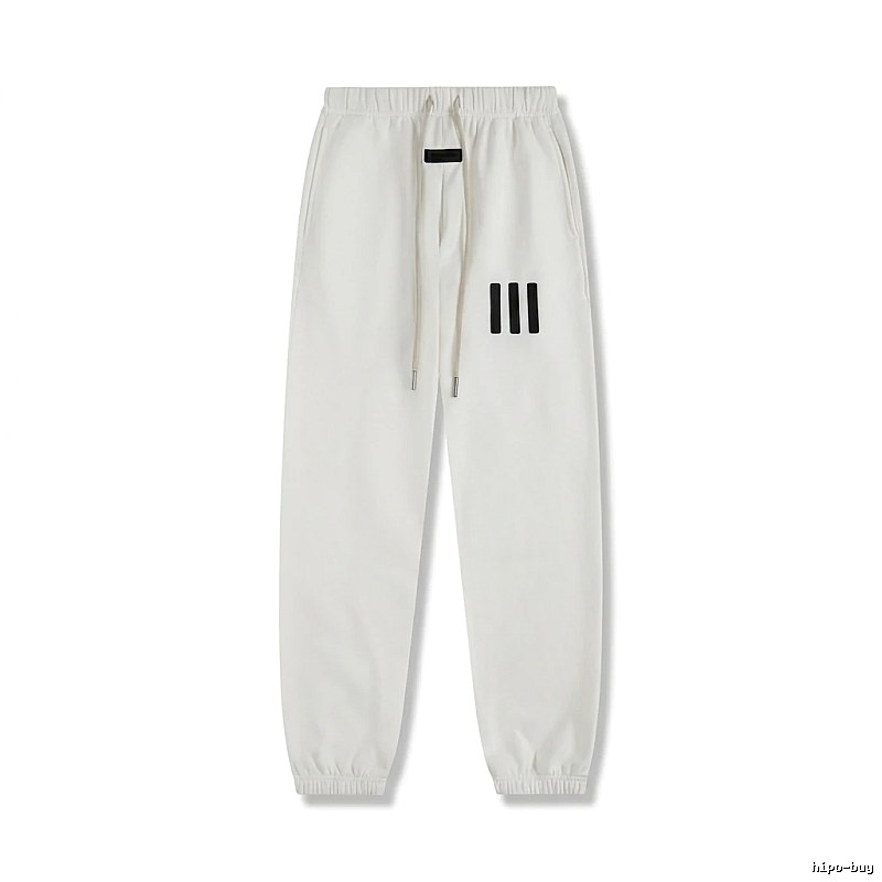 ESSENTIALS minimalist style white sweatpants