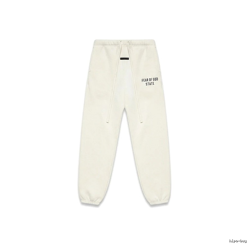 ESSENTIALS minimalist style white sweatpants