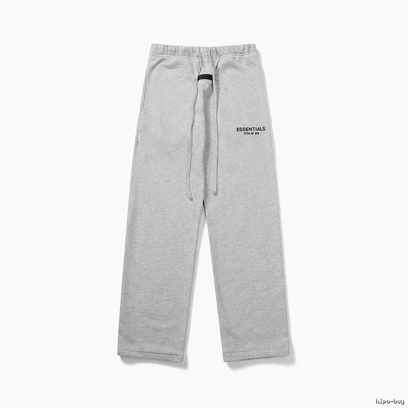 ESSENTIALS simple-style light gray sweatpants