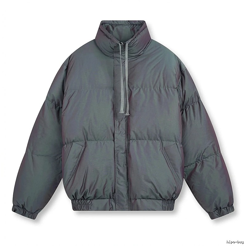 ESSENTIALS trendy and cool style dark gray cotton-padded coat