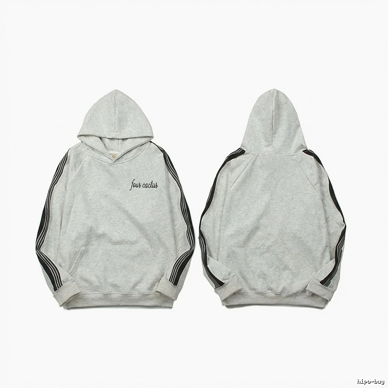 ESSENTIALS Trendy and Simple Style Grey Hoodie