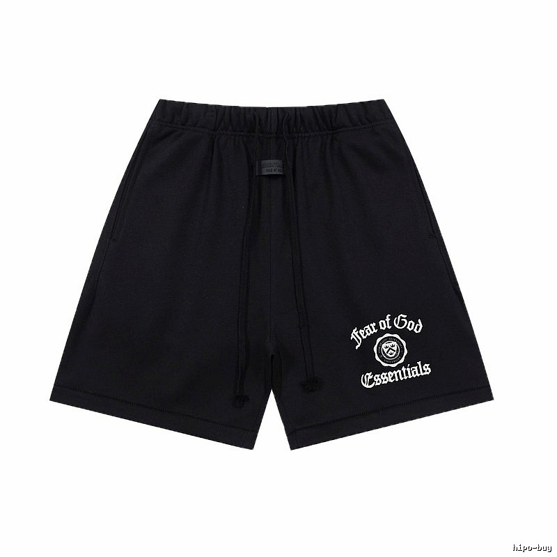 ESSENTIALS trendy brand black shorts