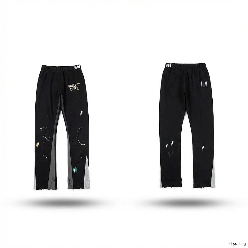 Gallery Dept Graffiti Street Style Black Pants