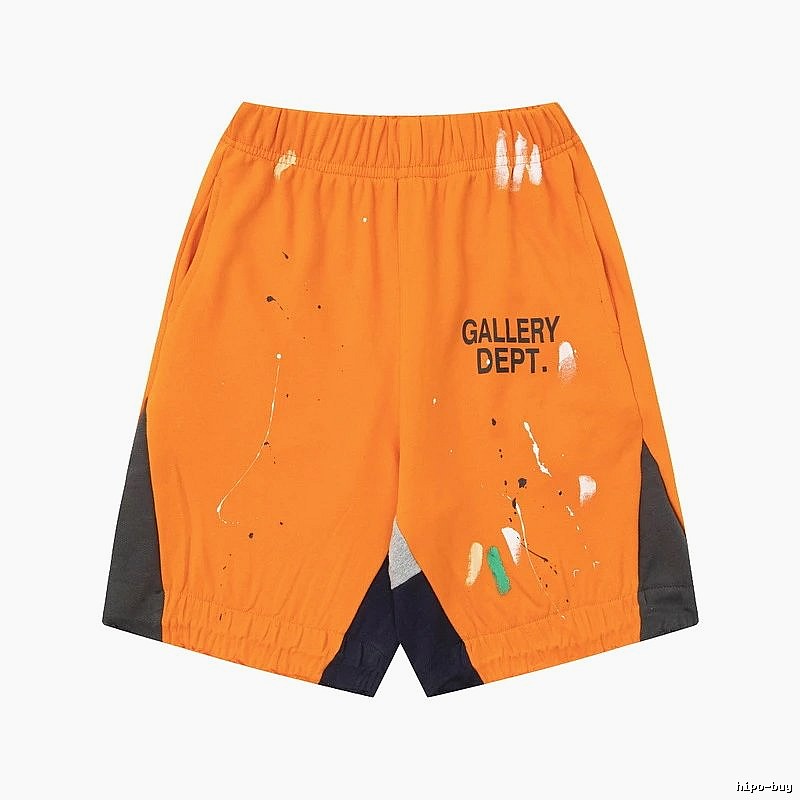 Gallery Dept Graffiti-style Orange Shorts