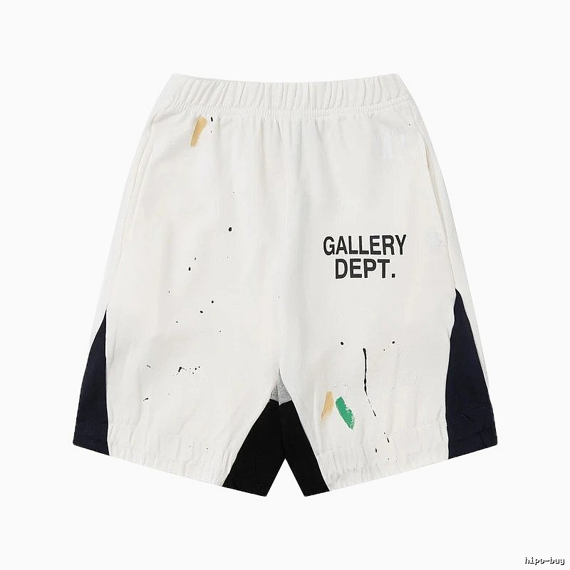 Gallery Dept. Graffiti Style White Shorts