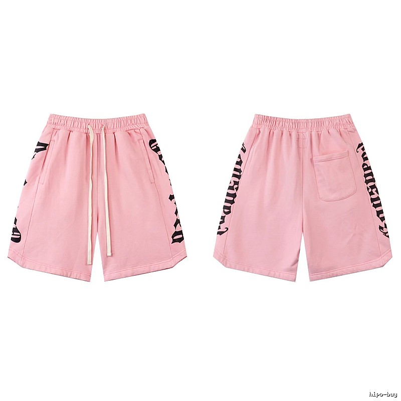 Godspeed Gothic Print Street Style Pink Shorts