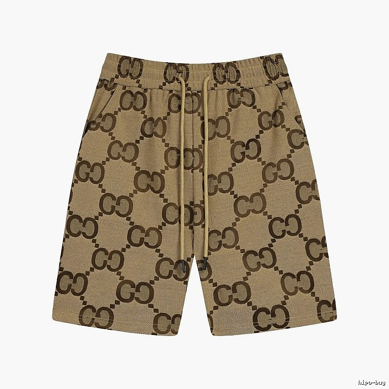 Gucci Double G Brown Retro Shorts