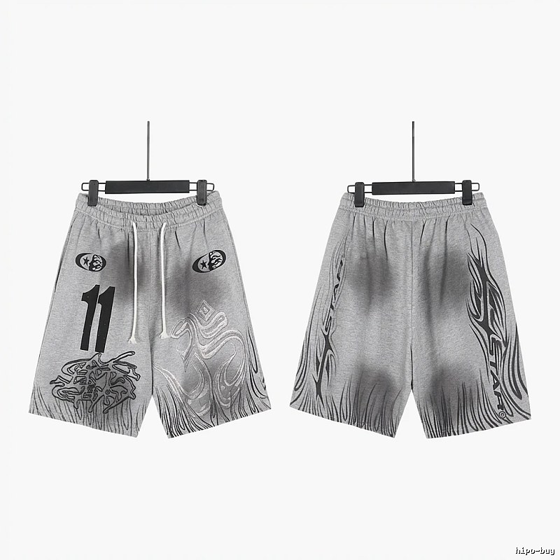 Hellstar dark style gray shorts