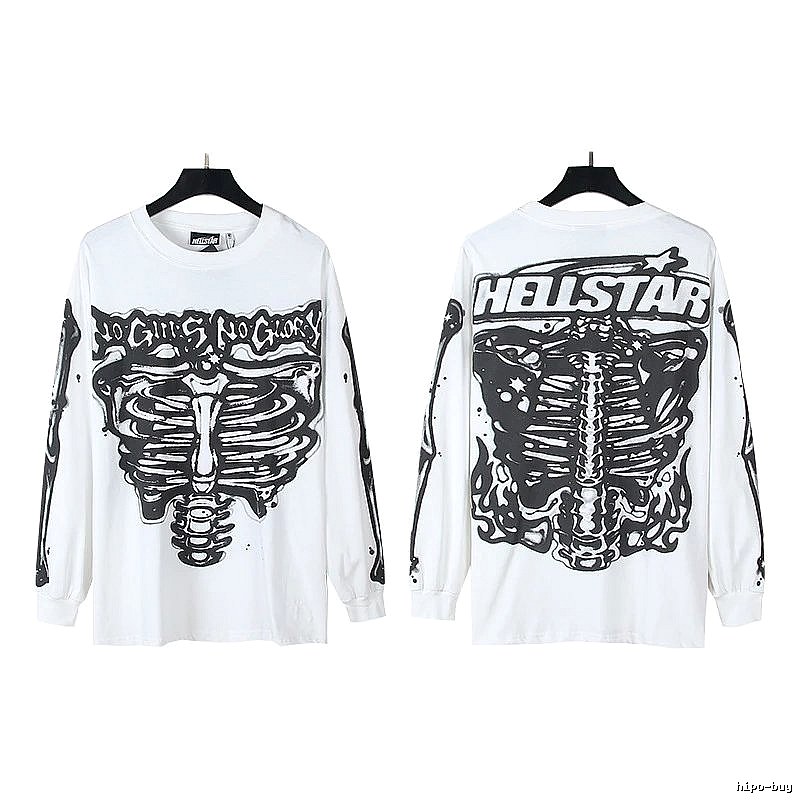 Hellstar Dark Style Skull White T-shirt