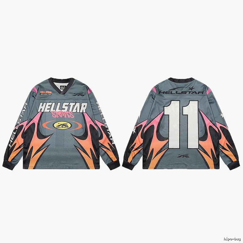 Hellstar Sports Series Vintage Color-blocked Jersey