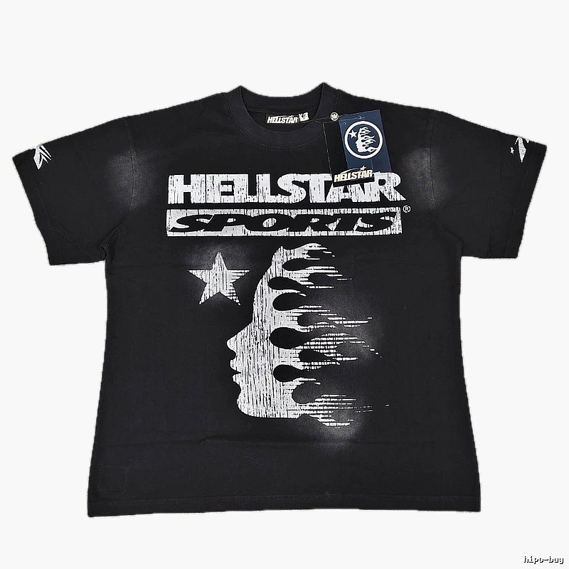 Hellstar Sports Street Style Black Short-sleeve T-shirt