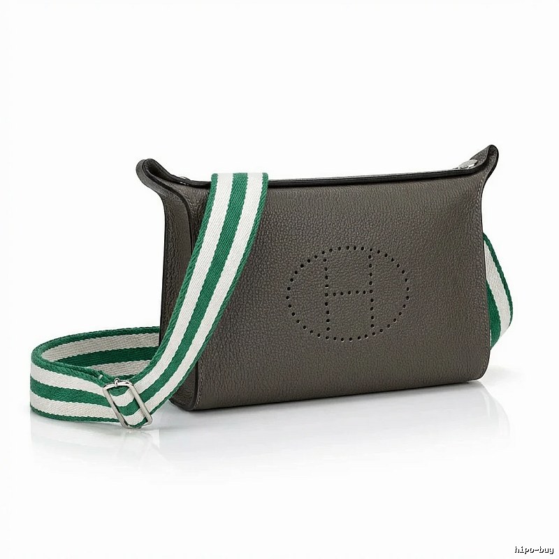 Hermes Constance retro-style grey bag