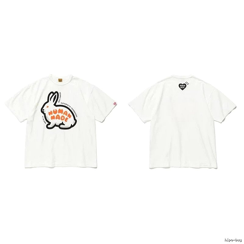 Human Made Daily Heart logo T-shirt Black Green Human with Visual Detail