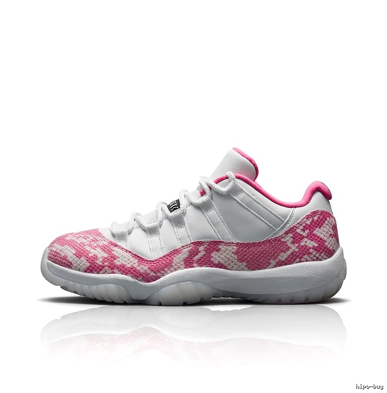 Jordan 11 Pink and White Trendy and Cool Athletic Shoes