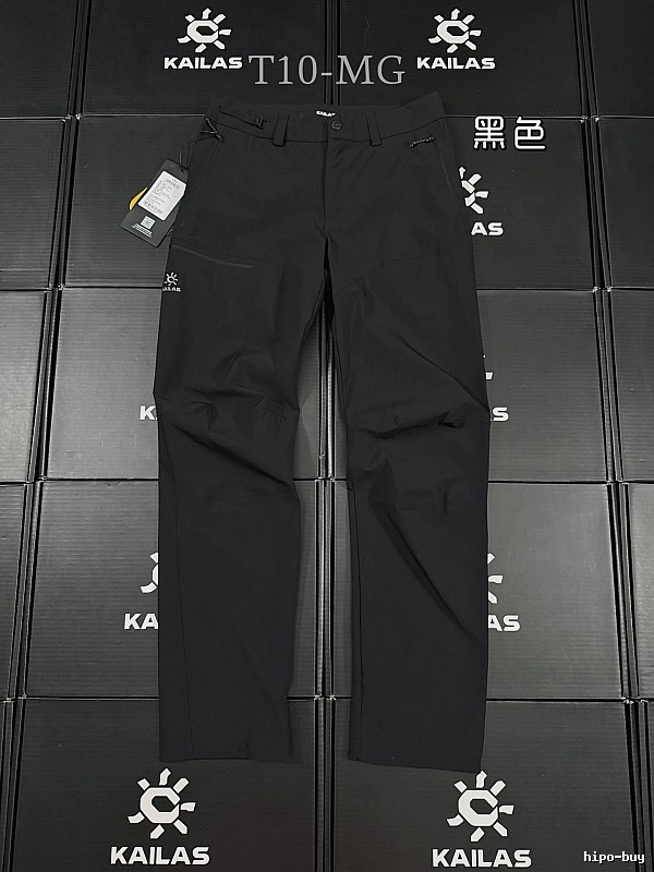 KAILAS Technical Hiking Pants in Black - performance logo