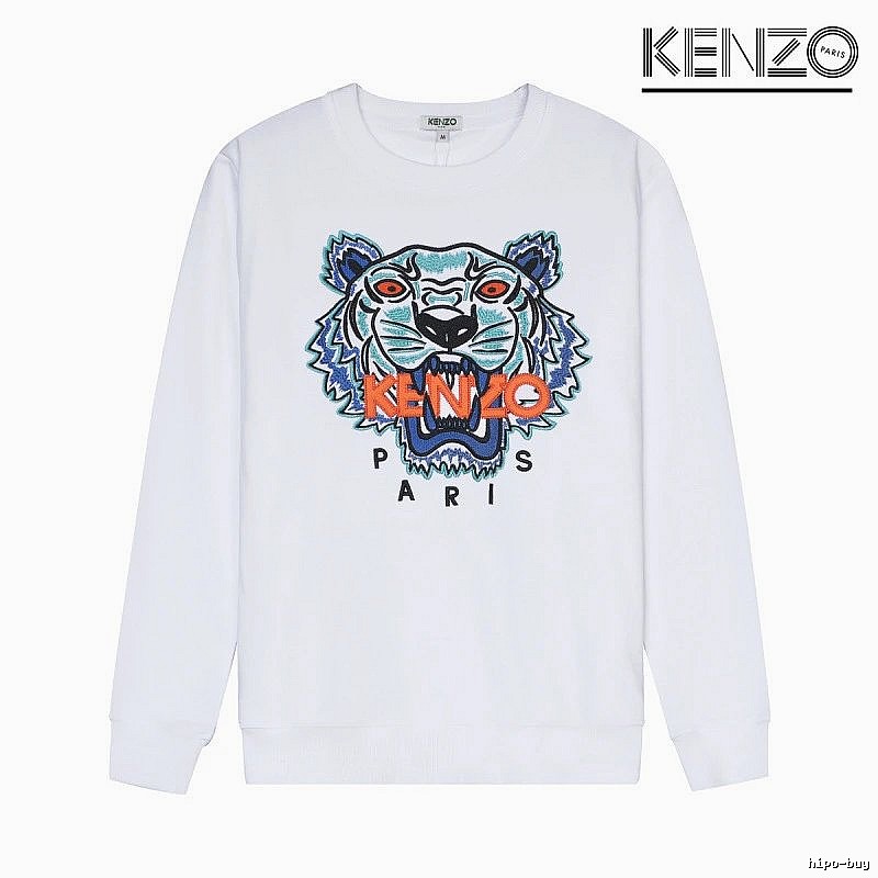 Kenzo Style Kc16 Tiger SweatShirt Coffee Run Graphic