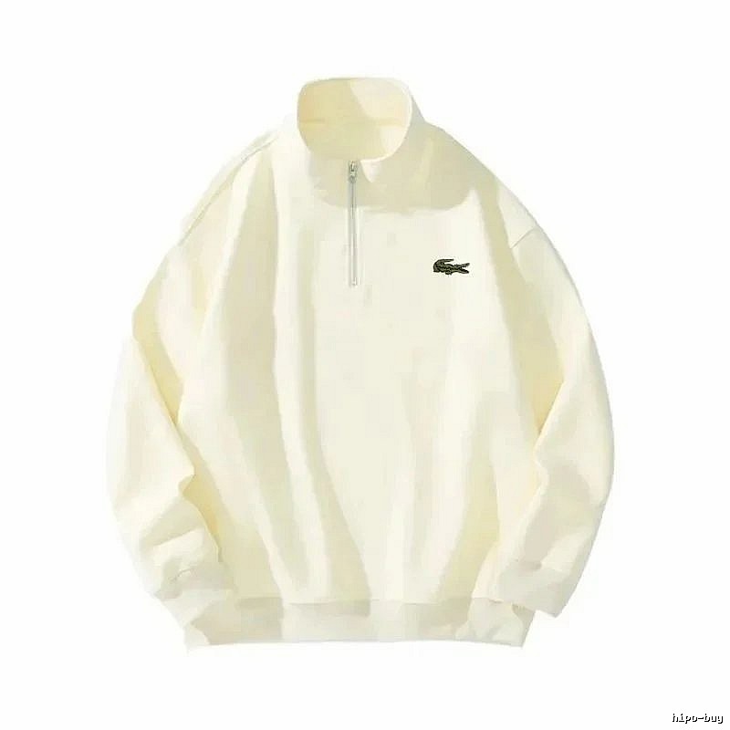Lacoste Travel Quarter-zip sweatshirt Black Quarter Zip with Modern Look