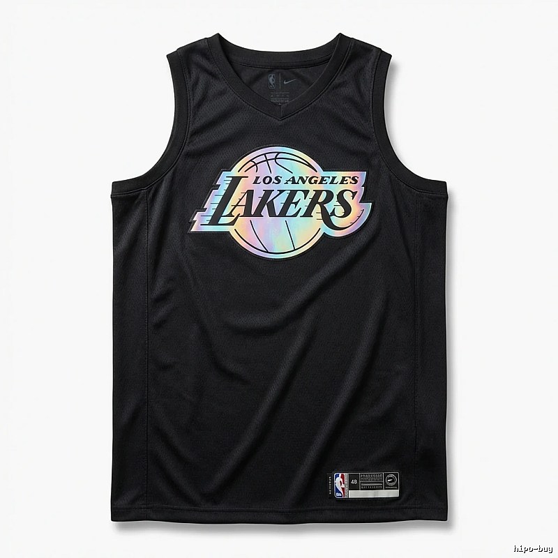 LBJ Lakers black trendy brand vest