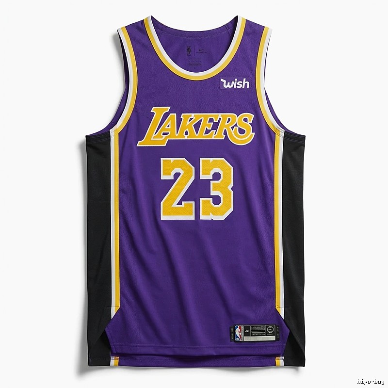 LBJ Lakers retro purple jersey