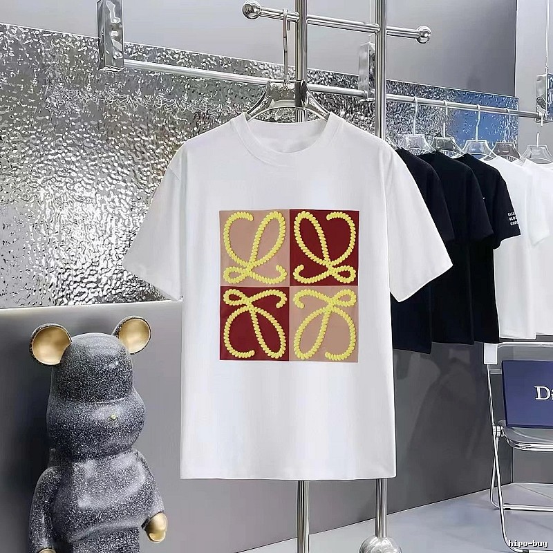 LOEWE Logo Collection Casual White T-Shirt