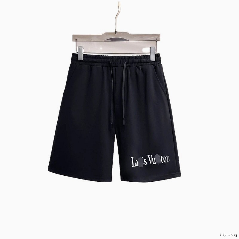 Louis Vuitton Casual Black Lettered Shorts