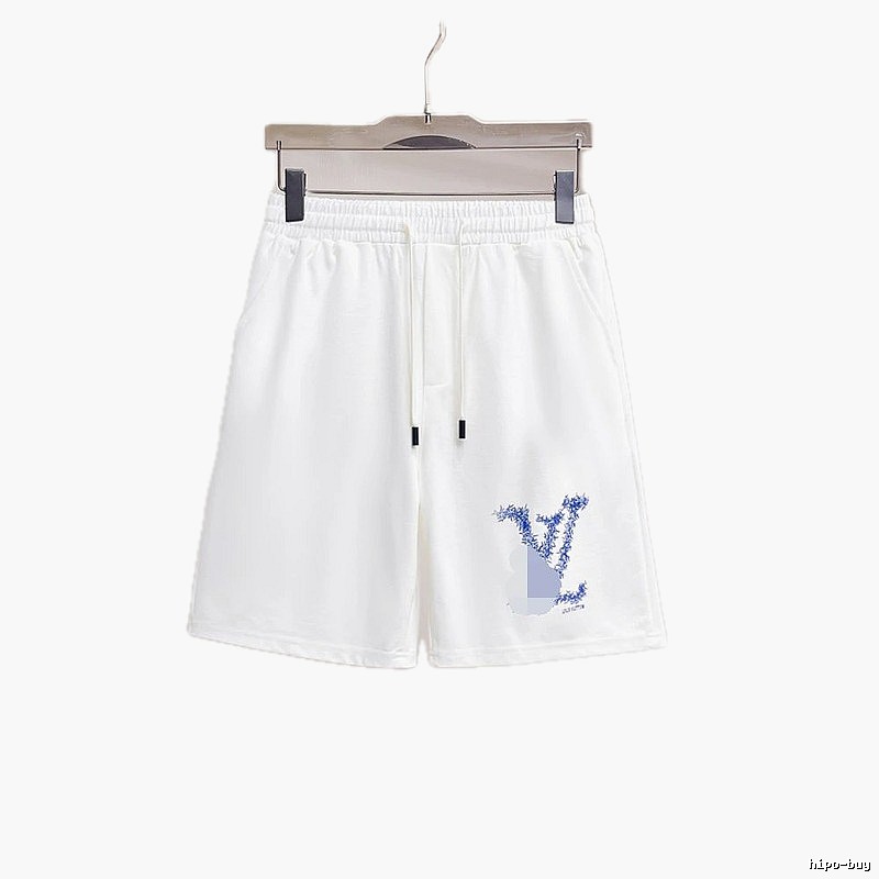 Louis Vuitton Classic Print Casual Style White Shorts