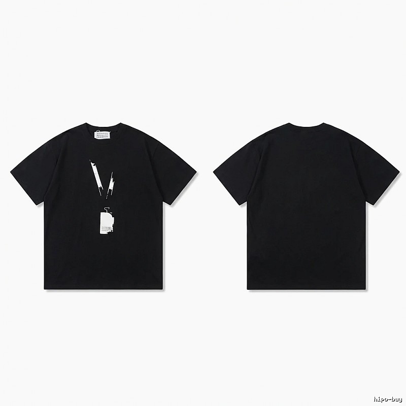 Maison Margiela minimalist black T-shirt