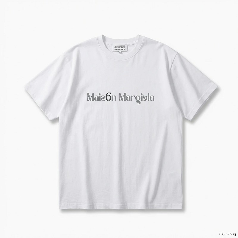 Maison Margiela minimalist style white T-shirt
