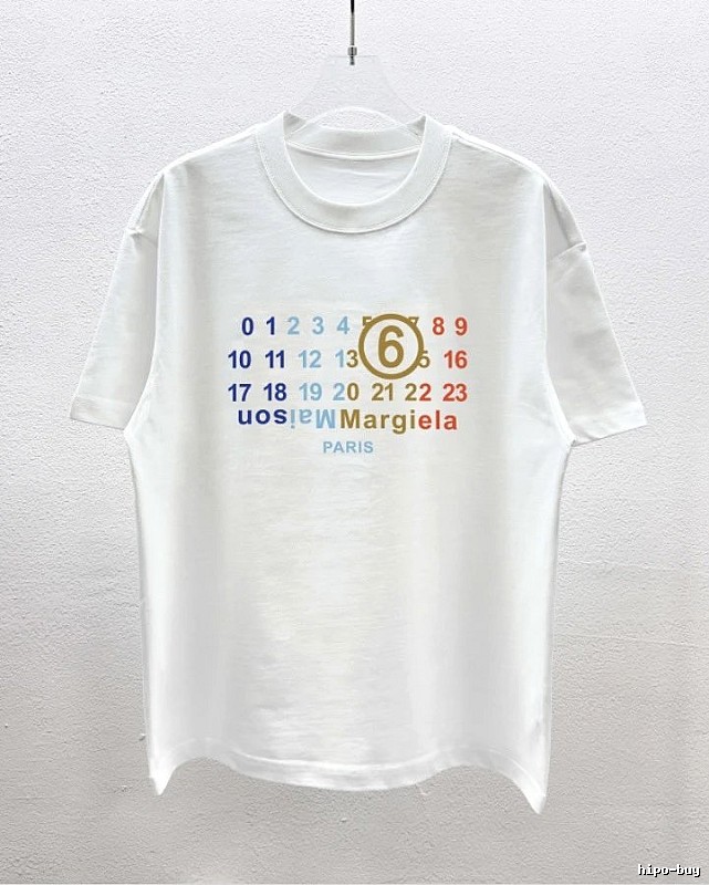 Maison Margiela MM6 Casual Style White T-Shirt