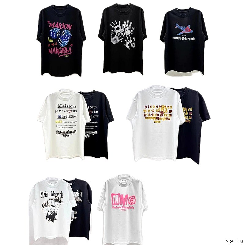 Maison Margiela MM6 Street Style Multi-color T-Shirt